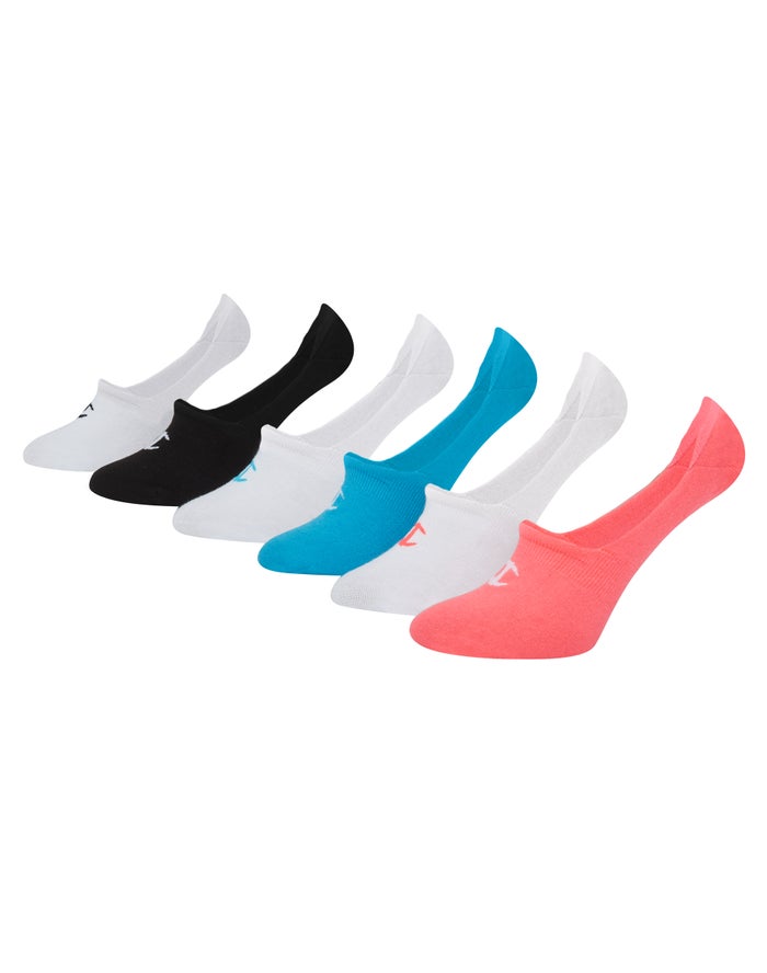 Champion Womens Socks NZ - Performance Invisible Liner 6-Pairs Multicolor ( 2013-WJXIE )